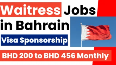 Waitress Jobs in Bahrain with Visa Sponsorship 2024 (BHD 200 to BHD 456 Per Month)