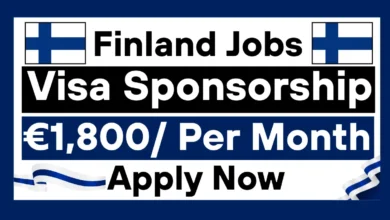 Finland Visa Sponsorship Jobs 2026 (€1,800/ Per Month)