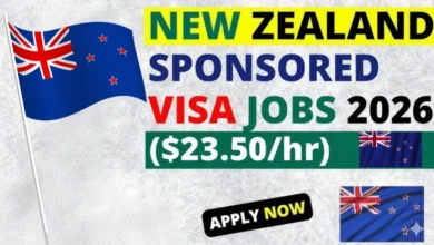 New Zealand Work Visa Sponsorship Jobs 2026 ($23.50/hr)