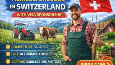 Agriculture Jobs in Switzerland with Visa Sponsorship 2026