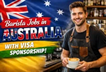 Barista Jobs in Australia with Visa Sponsorship 2026 (AUD 50,000-65,000/ Year)