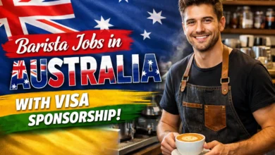 Barista Jobs in Australia with Visa Sponsorship 2026 (AUD 50,000-65,000/ Year)