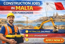 Construction Jobs in Malta For Foreigners 2026 (EUR 3,800 to EUR 5,500 Per Month)