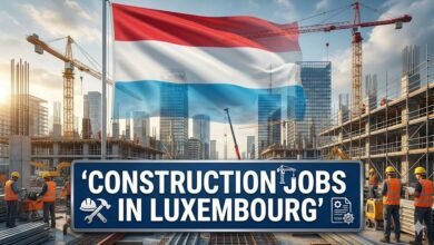Construction Jobs in Luxembourg with Visa Sponsorship 2026 (€4,000 to €5,500 Per Month)