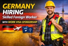 Germany Hiring Skilled Foreign Worker with Work Visa Sponsorship 2026 (EUR 7,000 to 9,000 Monthly)