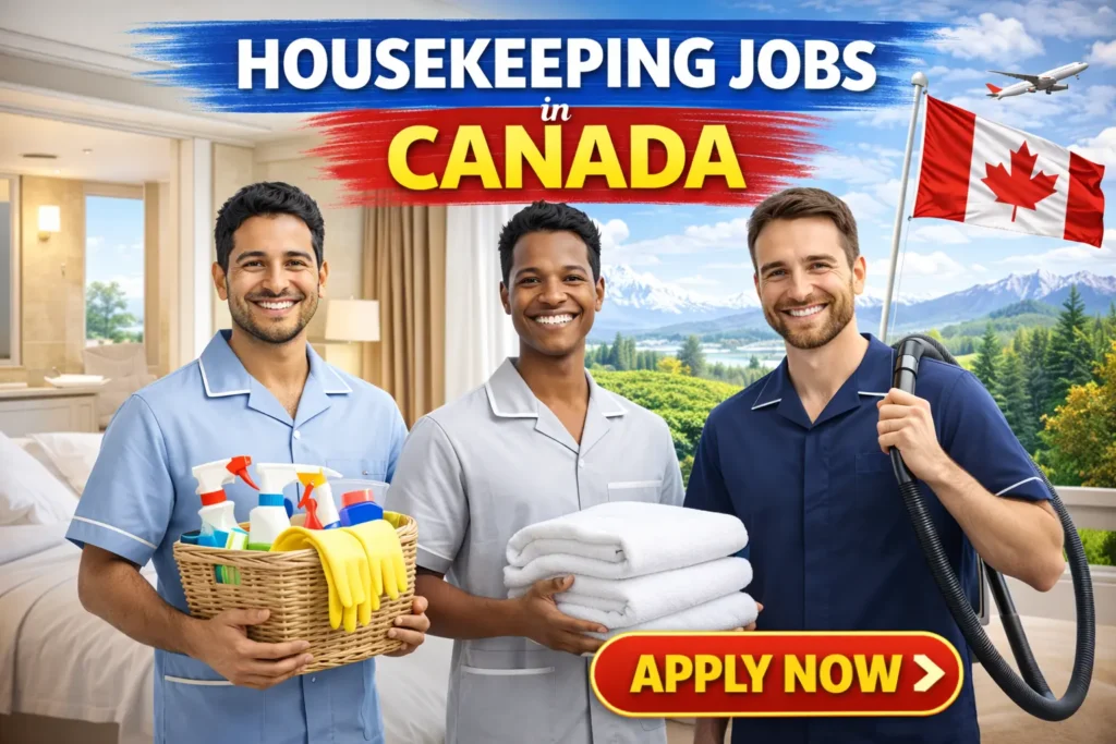 Housekeeping Jobs in Canada with Visa Sponsorship 2026 (CAD 2,500 to CAD 3,500 Per Month)