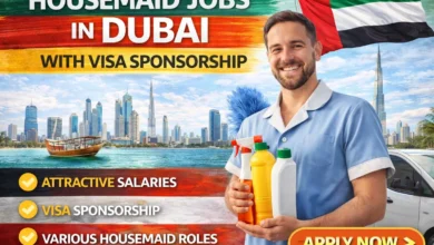Housemaid Jobs in Dubai with Visa Sponsorship 2026 (AED 1,500 to AED 3,000 Per Month)