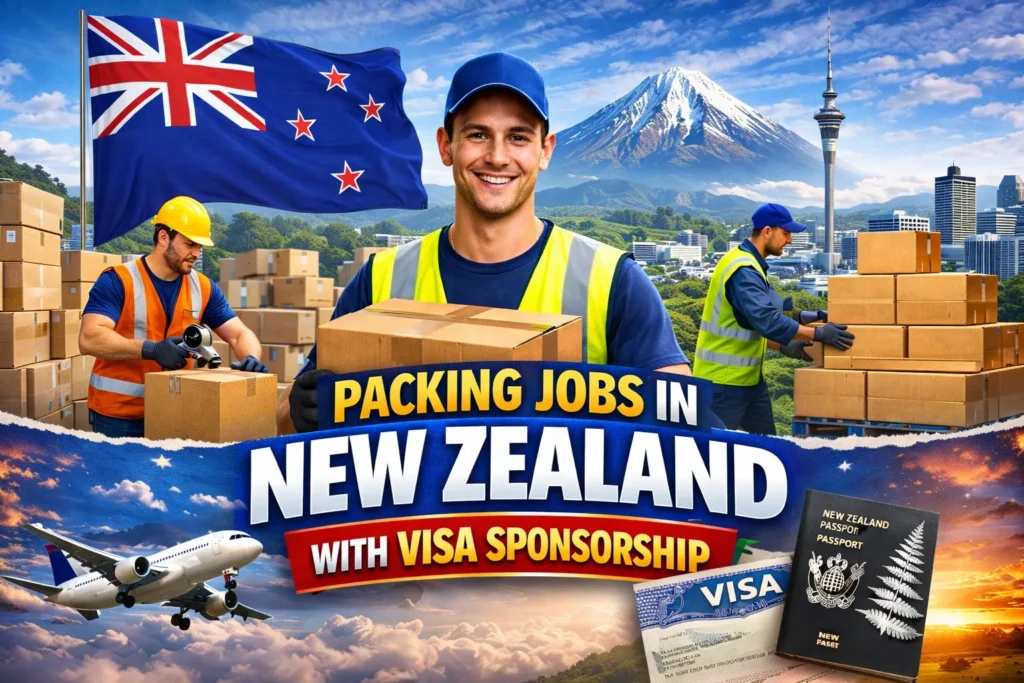 Packing Jobs in New Zealand with Visa Sponsorship 2026