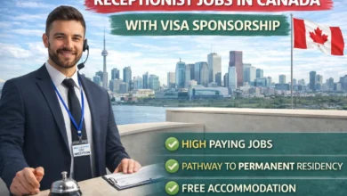 Receptionist Jobs in Canada with Visa Sponsorship 2026 (CAD 3,000 to 4,200 Monthly)