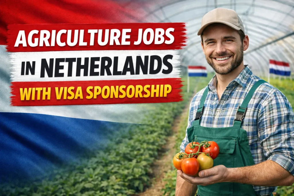 Agriculture Jobs in Netherlands with Visa Sponsorship 2026