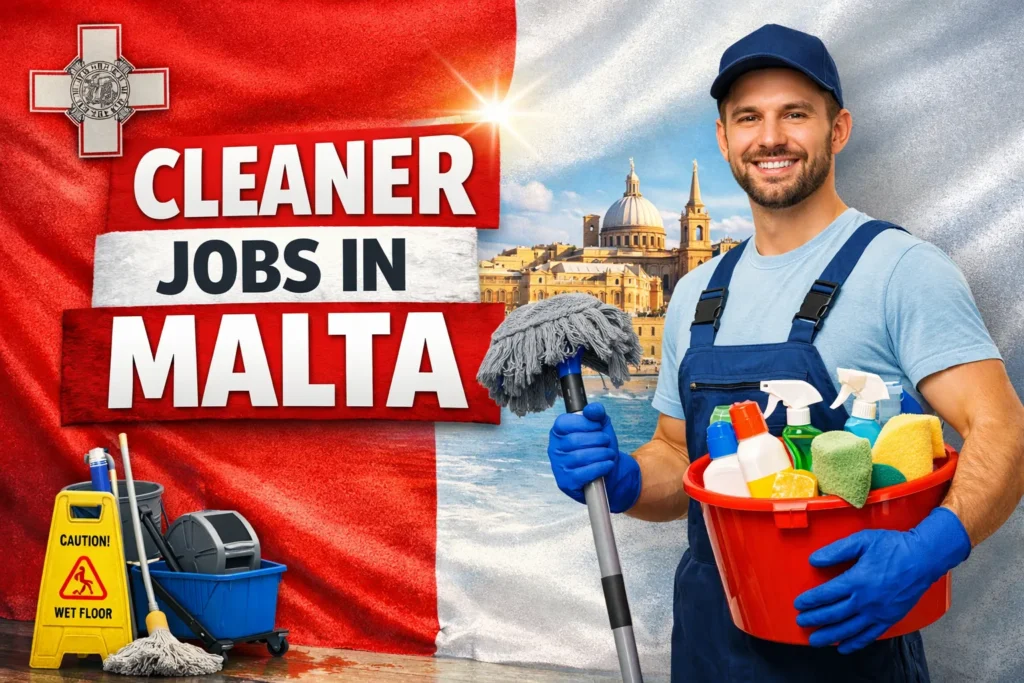 Cleaner Jobs in Malta with Visa Sponsorship 2026