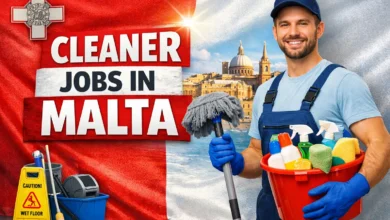 Cleaner Jobs in Malta with Visa Sponsorship 2026