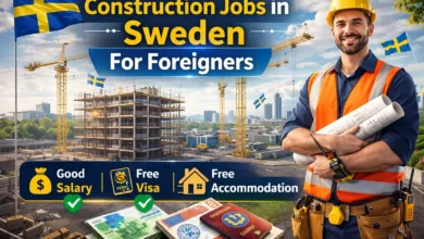 Construction Jobs in Sweden For Foreigners 2026