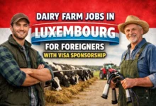 Dairy Farm Jobs in Luxembourg for Foreigners with Visa Sponsorship 2026