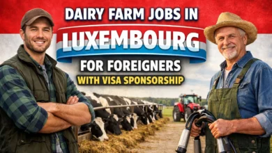 Dairy Farm Jobs in Luxembourg for Foreigners with Visa Sponsorship 2026