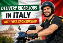 Delivery Rider Jobs in Italy with Visa Sponsorship 2026