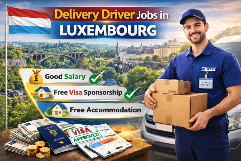 Delivery Driver Jobs in Luxembourg with Visa Sponsorship 2026