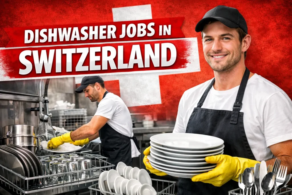 Dishwasher Jobs in Switzerland with Visa Sponsorship 2026