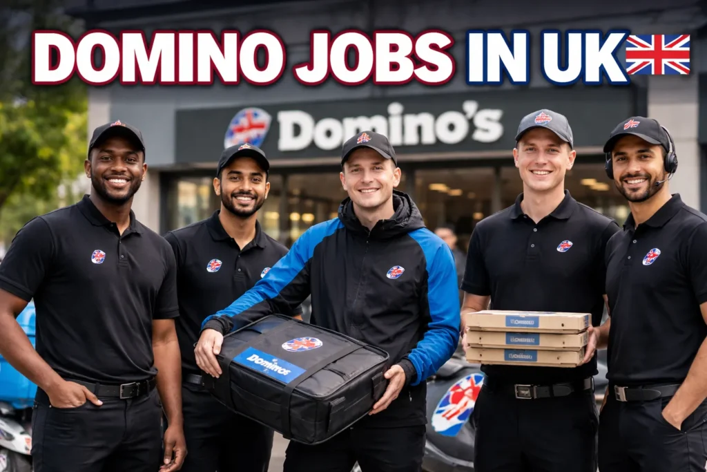 Domino Jobs in UK with Visa Sponsorship 2026