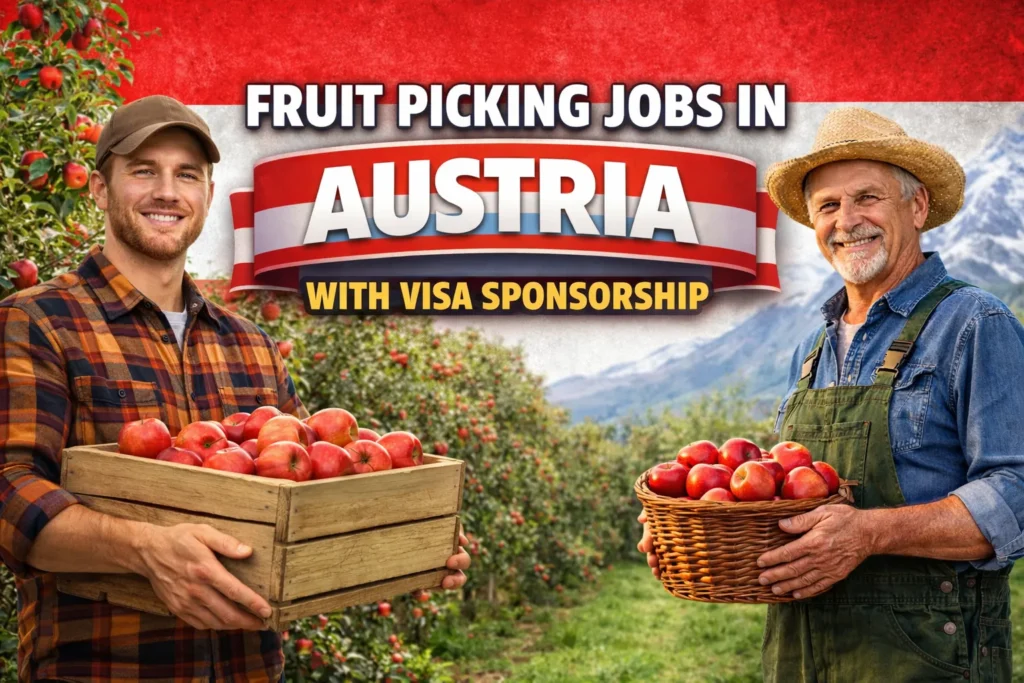 Fruit Picking Jobs in Austria with Visa Sponsorship 2026