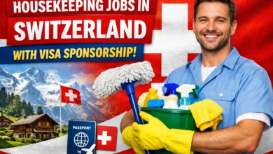 Housekeeping Jobs in Switzerland with Visa Sponsorship 2026