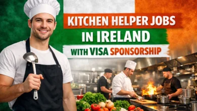 Kitchen Helper Jobs in Ireland with Visa Sponsorship 2026