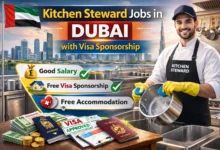 Kitchen Steward Jobs in Dubai with Visa Sponsorship 2026
