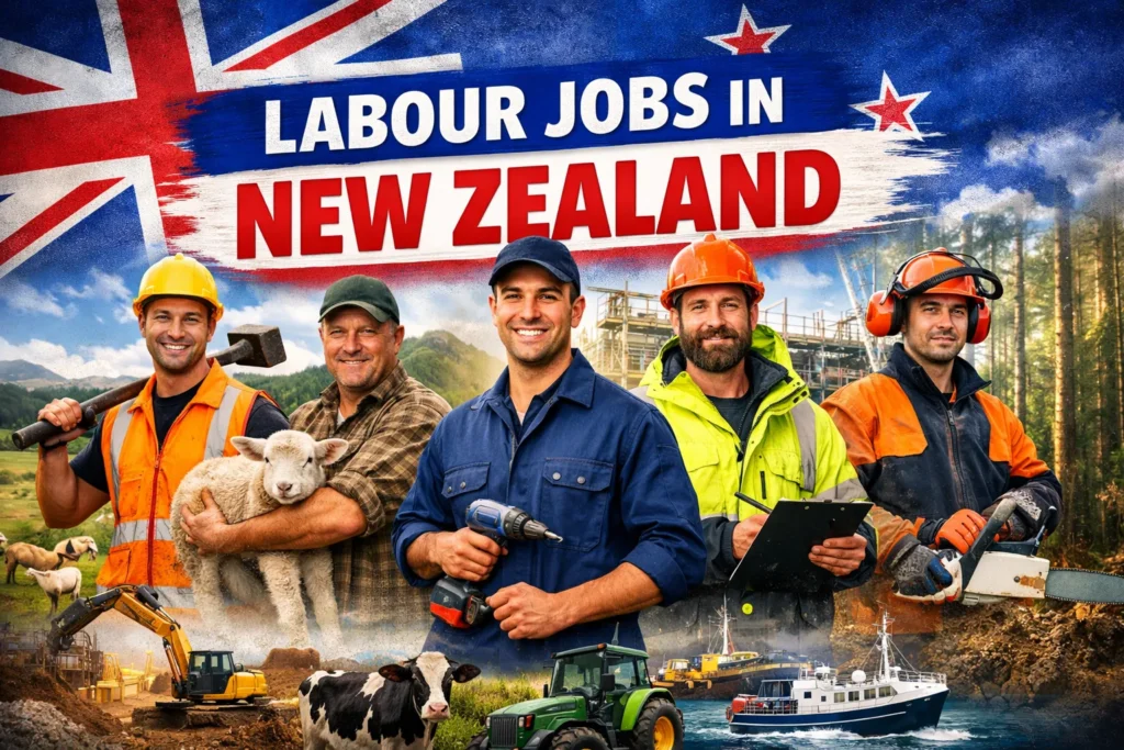 Labour jobs in New Zealand with Visa Sponsorship 2026