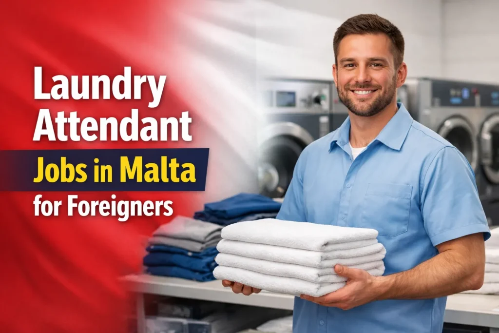 Laundry Attendant Jobs in Malta for Foreigners 2026