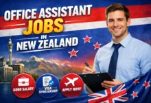 Office Assistant Jobs in New Zealand with Visa Sponsorship 2026