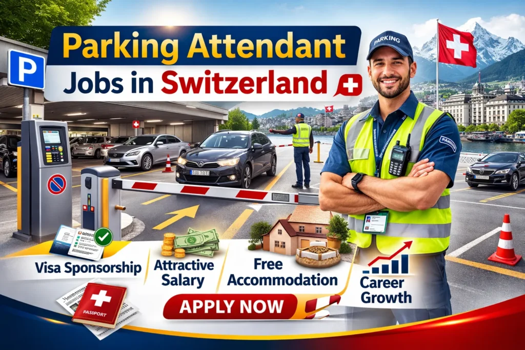 Parking Attendant Jobs in Switzerland with Visa Sponsorship 2026