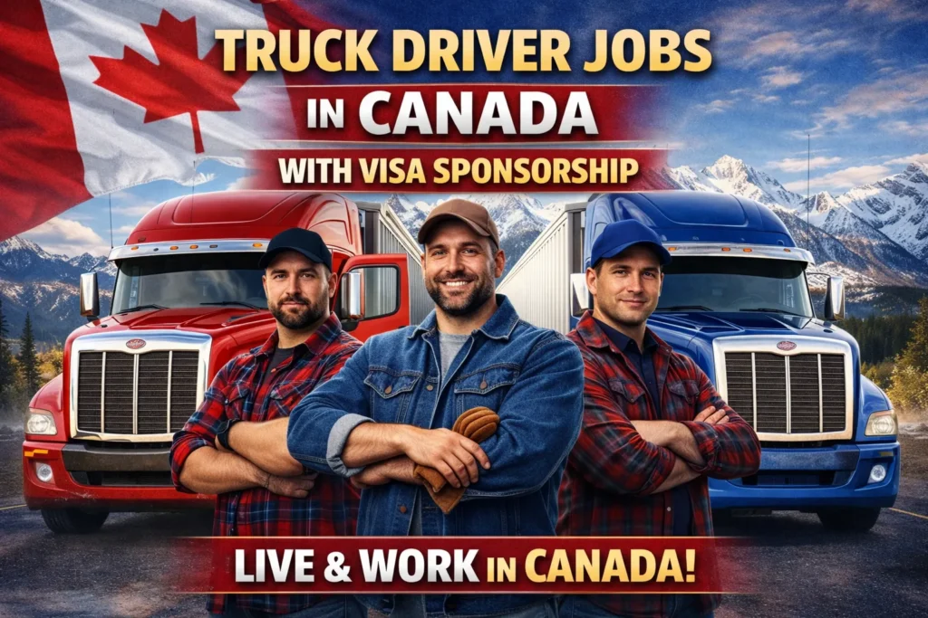 Truck Driver Jobs in Canada with Visa Sponsorship 2026