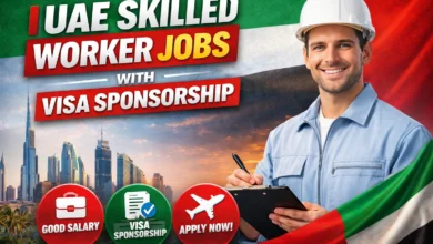 UAE Skilled Worker Jobs with Visa Sponsorship 2026