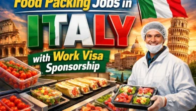 Food Packing Jobs in Italy with Work Visa Sponsorship 2026