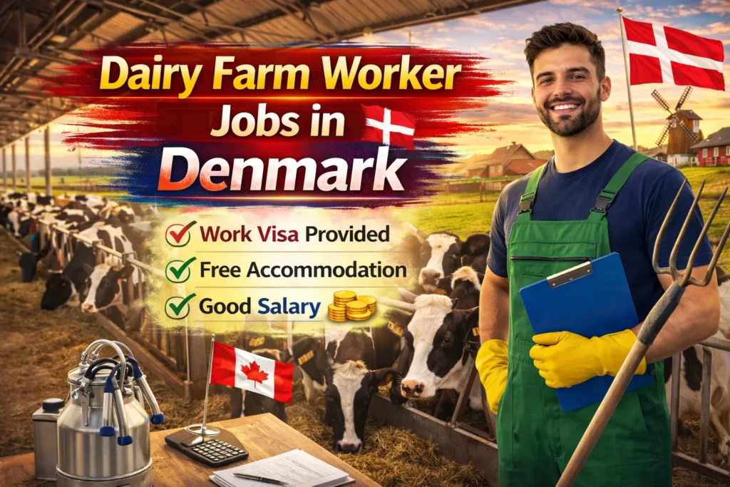 Dairy Farm Worker Jobs in Denmark with Visa Sponsorship 2026