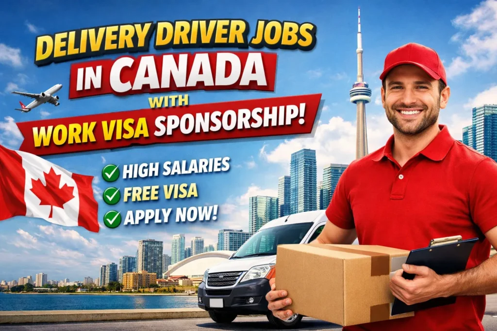 Delivery Driver Jobs in Canada with Work Visa Sponsorship 2026