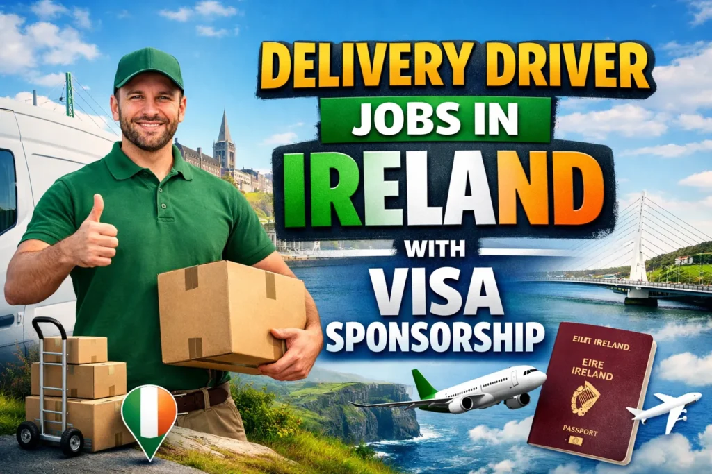 Delivery Driver Jobs in Ireland with Visa Sponsorship 2026