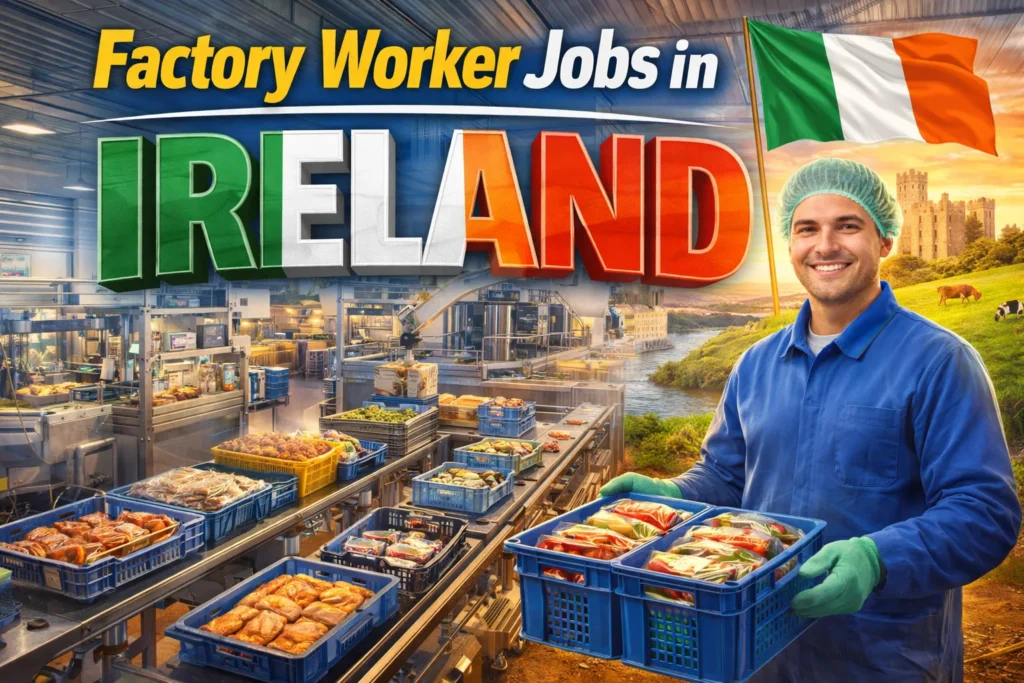 Factory Worker Jobs in Ireland with Visa Sponsorship 2026