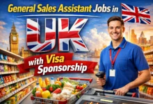General Sales Assistant Jobs in UK with Visa Sponsorship 2026