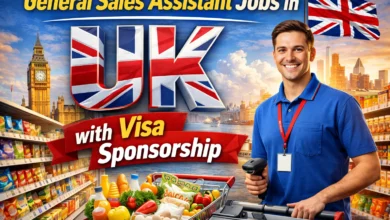 General Sales Assistant Jobs in UK with Visa Sponsorship 2026