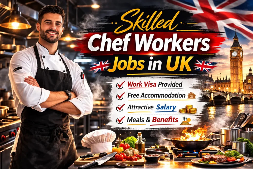 Skilled Chef Workers Jobs in UK with Visa Sponsorship 2026