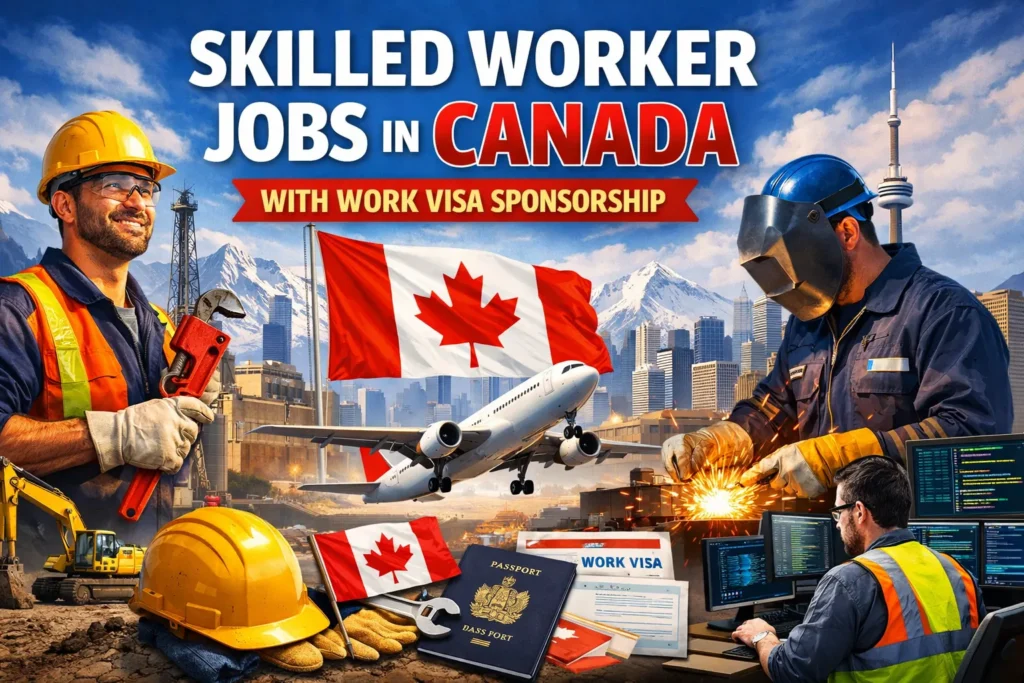 Skilled Worker Jobs in Canada with Work Visa Sponsorship 2026