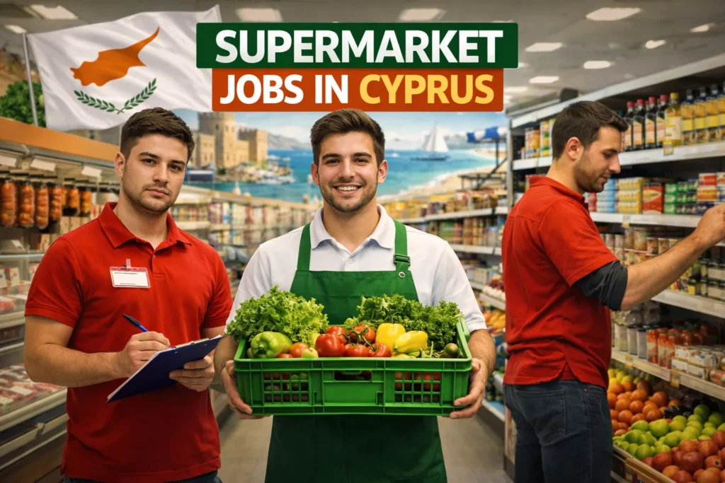 Supermarket Jobs in Cyprus with Visa Sponsorship 2026