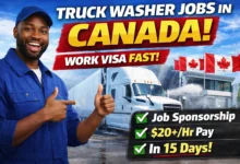 Truck Washer Jobs in Canada For Foreigners 2026