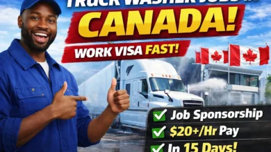 Truck Washer Jobs in Canada For Foreigners 2026