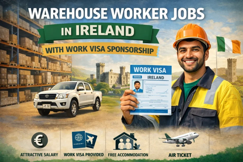 Warehouse Worker Jobs in Ireland with Work Visa Sponsorship 2026