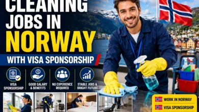 Cleaning Jobs in Norway with Visa Sponsorship 2026