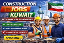 Construction Jobs in Kuwait with Work Visa Sponsorship 2026