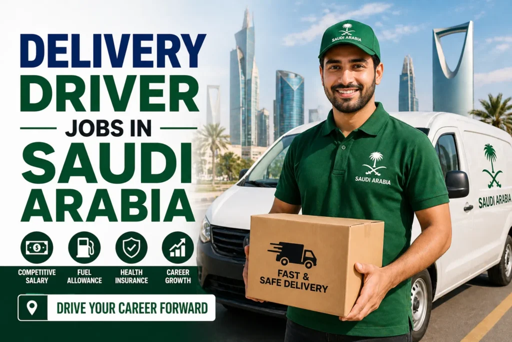 Delivery Driver Jobs in Saudi Arabia with Visa Sponsorship 2026
