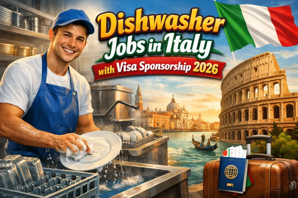 Dishwasher Jobs in Italy with Visa Sponsorship 2026